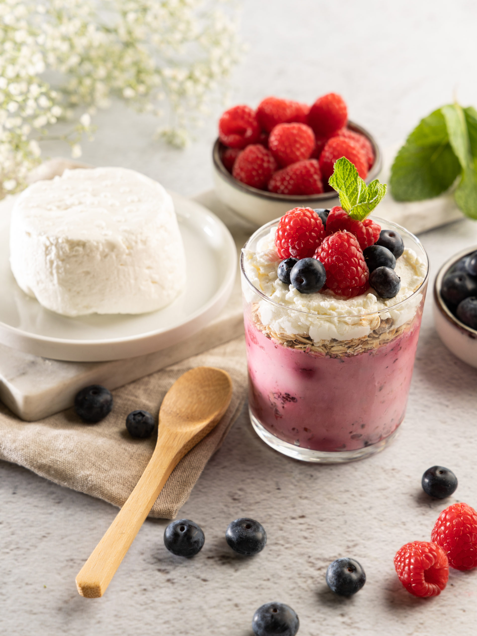 Chevre Fruits Rouges Mousse de chèvre frais et fruits rouges - Petit Billy