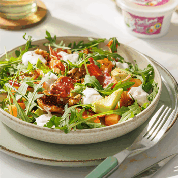 Salade au jambon de Parme et Petit Billy