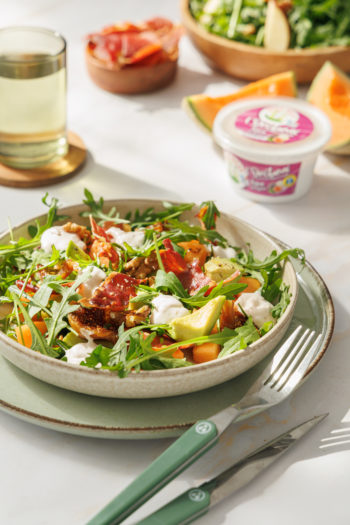 Salade au jambon de Parme et Petit Billy
