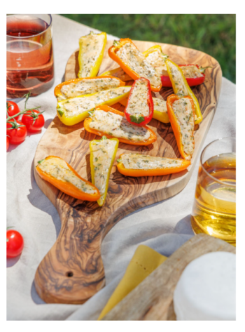 Petits poivrons farcis au Petit Billy