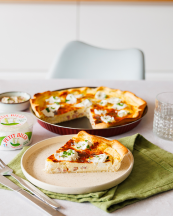Quiche aux lardons et au Petit Billy
